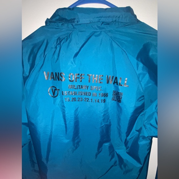 NWOT Blue Vans off the all military lightweight lightly lined jacket - Picture 4 of 5